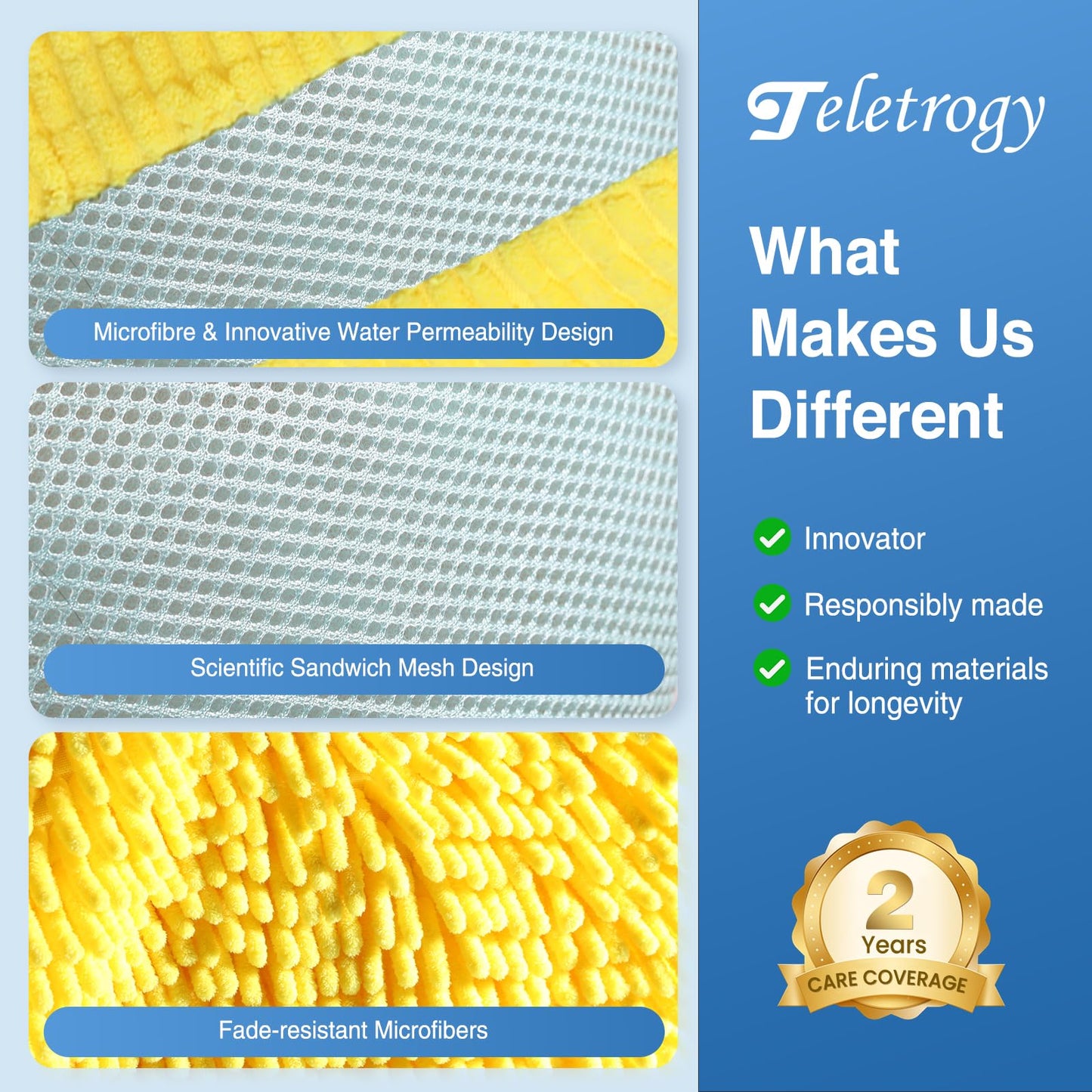 Teletrogy Shoe Washing Machine Bag 2PCS, Reusable Durable Zipper Laundry Bag Shoe Washing Bag for Washer and Dryer, Sneaker Tennis Cleaning Bags, Yellow