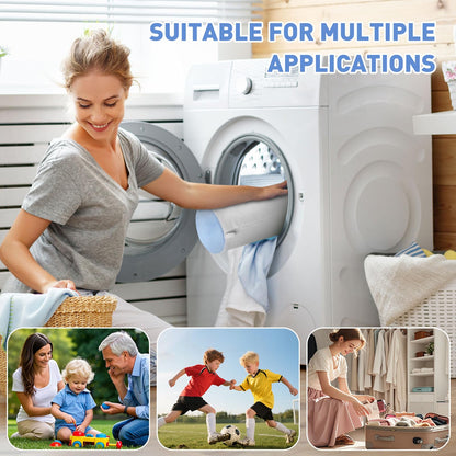 Shoe Washing Machine Bag w/Shoe Trees to Prevent Deformation - Sneaker Cleaner Bag Reusable Lint-free Large Laundry Shoe Bag, Tennis Shoes Wash Kit Home Travel Essentials, White 2pcs